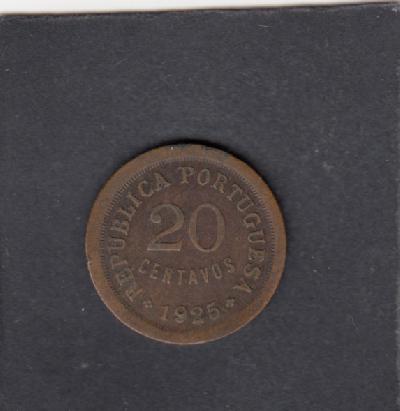 Beschrijving: 20 Centavos LIBERTY